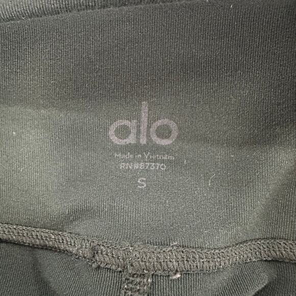 ALO Yoga Dark Green High Waisted Moto Leggings- Women's Size Small - Picture 4 of 4